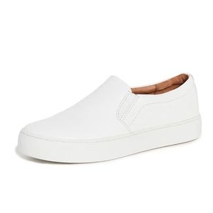 Frye Lena slip-on sneakers, white, size 9